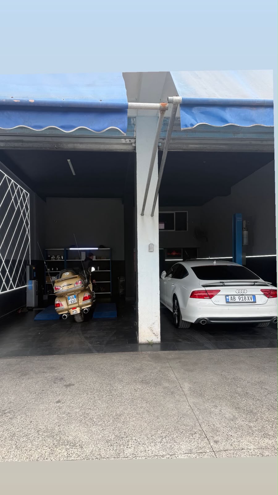 Pamja e jashtme e servisit Gersi Auto pranë Moto Ladi